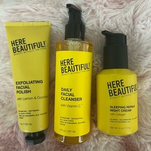 Here Beautiful Skincare Set - Yellow